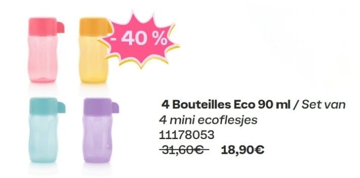 maandpromo 4 kleine ecoflesjes 90 ml 11178053