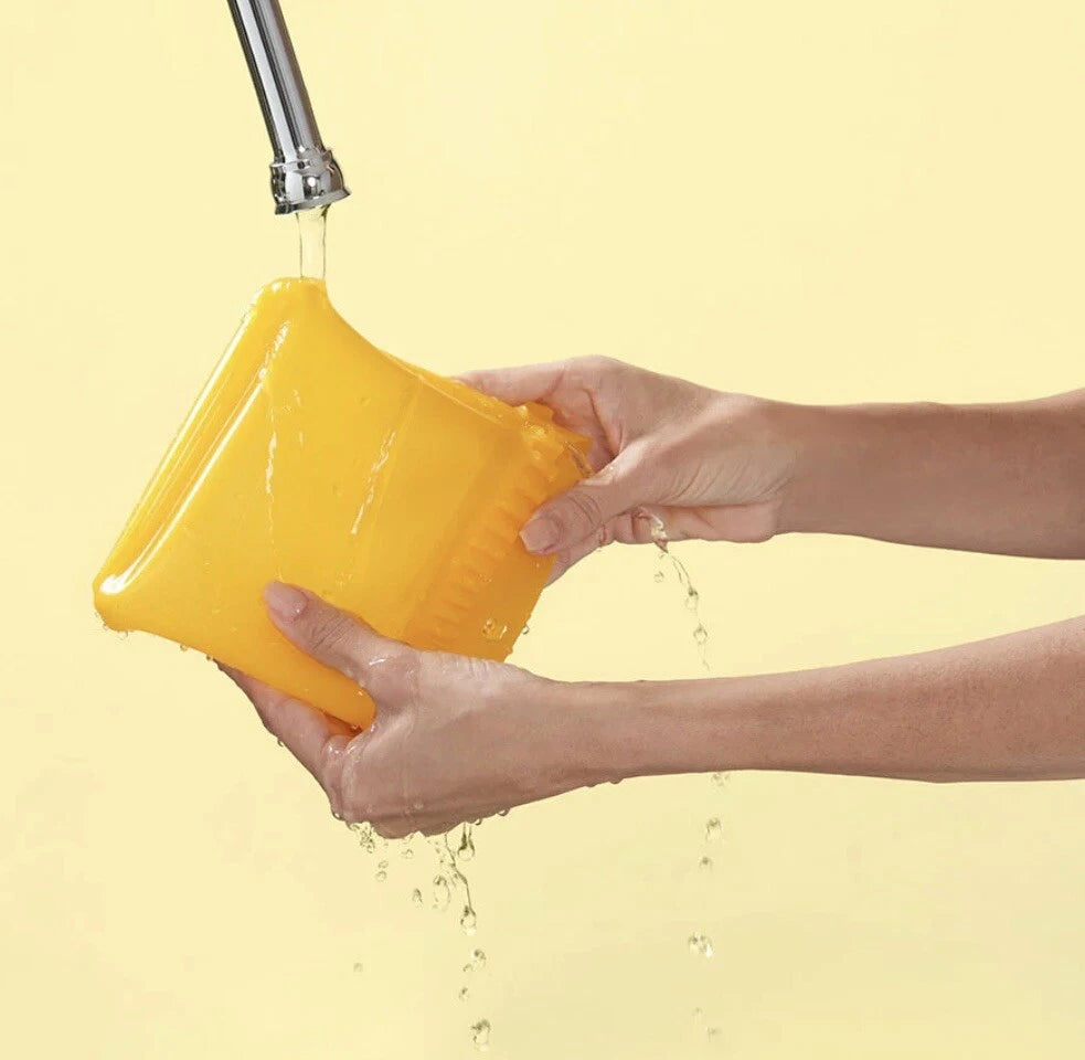 maandpromo silicone bag s geel 11168759