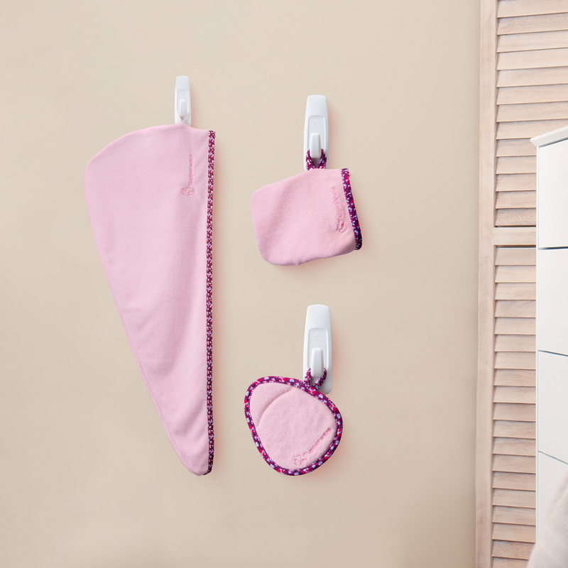 SET Eco Gezichtsdoekjesset en Haarhanddoek