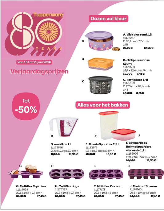 weekpromo bewaardoos ruimtespaarders vierkante 1,1 l  11183906