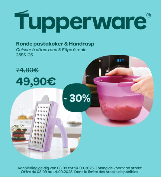 weekpromo ronde pastakoker en handrasp 25ss126