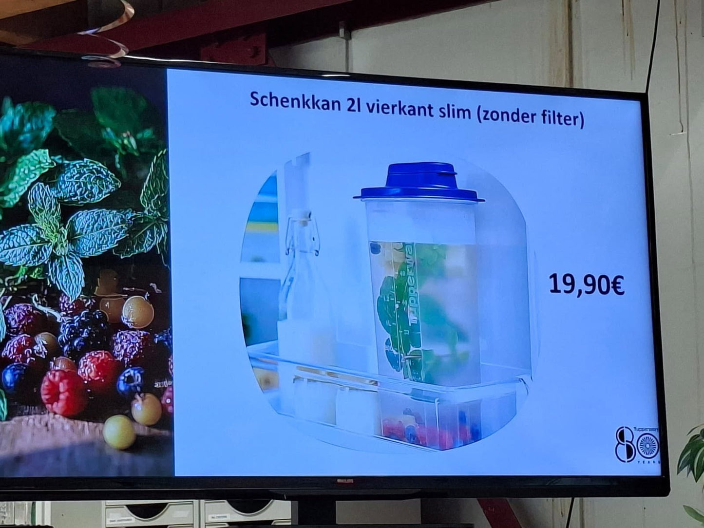 maandpromo schenkkan 2 l vierkant slim 11184200