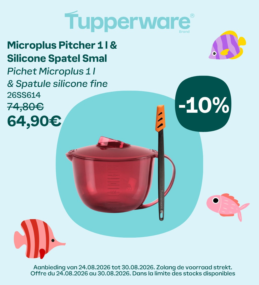 weekpromo micro plus schenkkan 1l en smalle spatel smal  26ss614