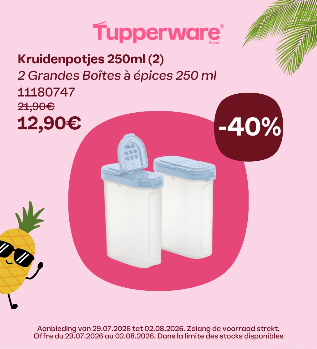 weekpromo kruidenpotjes set van 2 , 250 ml    11180747