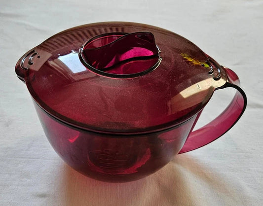 microcook schenkkan 1l in doorzichtig rood