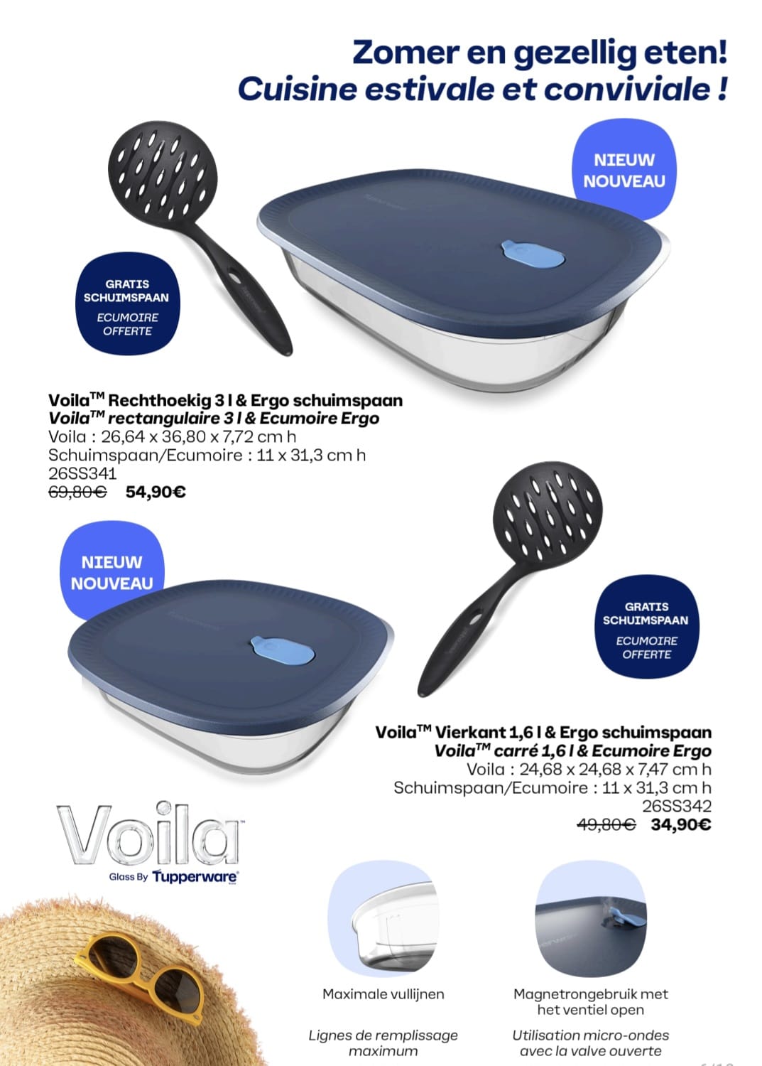 maandpromo juli en aug voila vierkant  1,6l met gratis ergo schuimspaan 26ss342