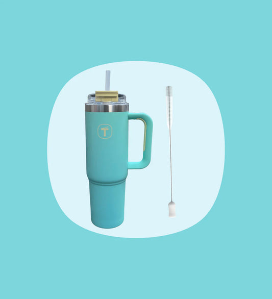big t tumbler 1,1 l munt en gratis reiningsborsteltje